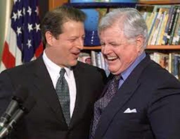 Senator Edward Kennedy introduces the Civil Rights Act of 2008