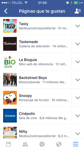 Siguiendo páginas de cocina
