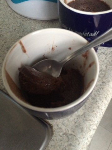 Muffin en taza (microndas)