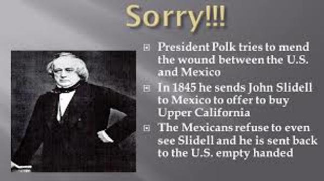 Slidell rejected by Mexico