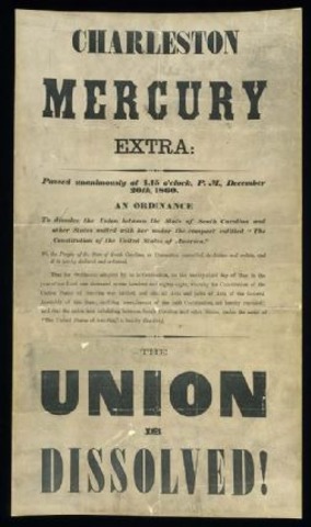 Seven seceding states form Confederate States of America