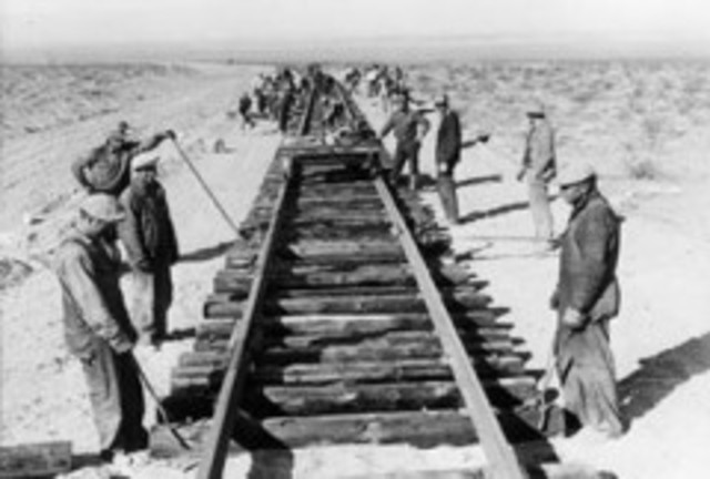 Generalización de vías estrechas con carriles de madera