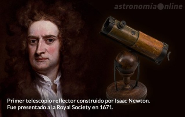 El primer telescopio reflector