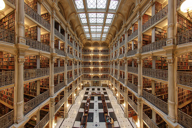 Biblioteca George Peabody, Baltimore, Estados Unidos