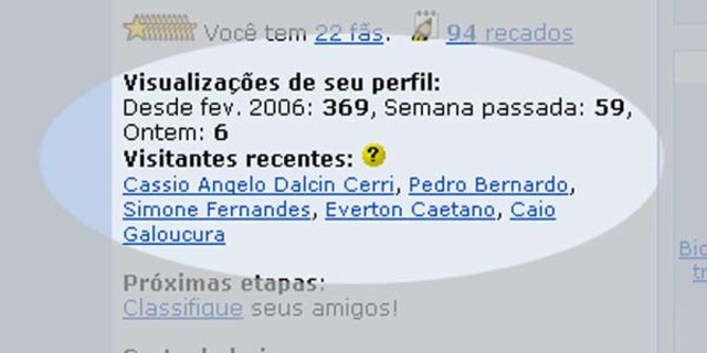 Quem viu meu perfil?