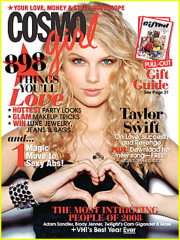 Taylor is voted CosmoGirl of the Year