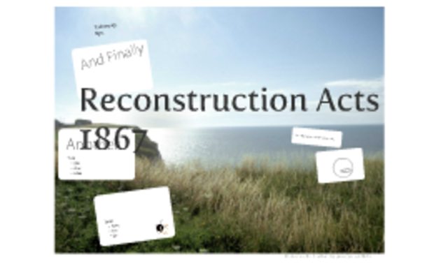 The Reconstruction acts