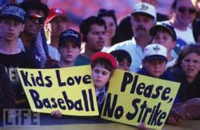 Major League Baseball Strike