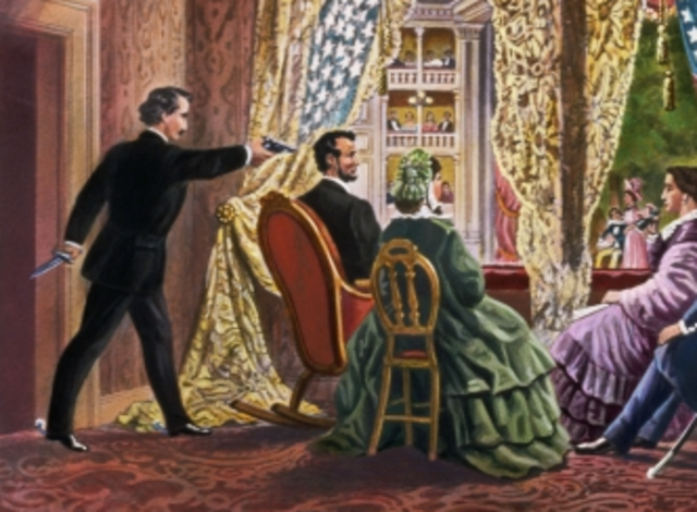 lincoln assasinated, johnson becomes president