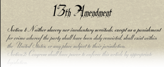 13th amendment approved by congress