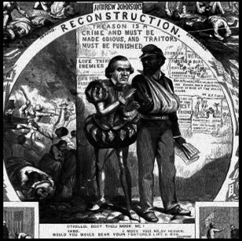 Johnson declares reconstruction complete