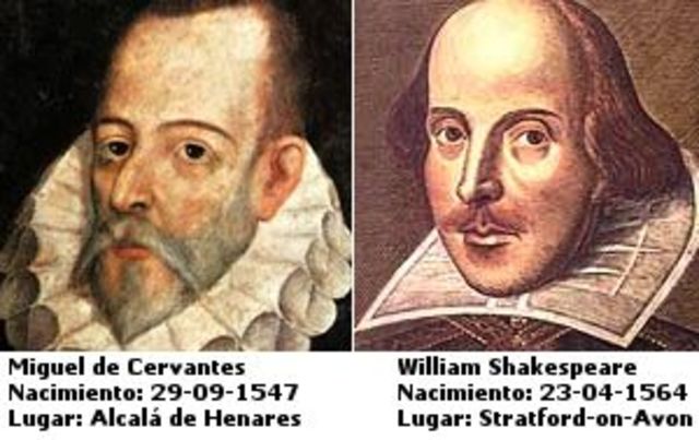 Cervantes y Shakespeare mueren el mismo día