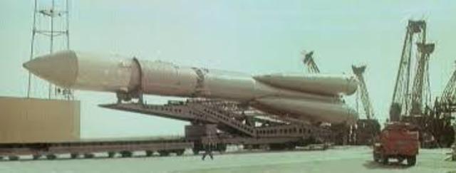 Vostok rocket launched first ICBM