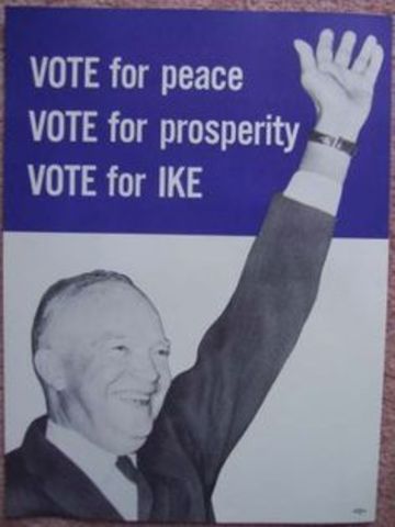 Eisenhower becomes president