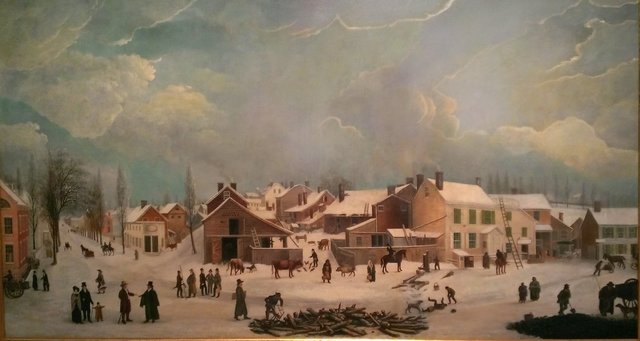 Winter Scene in Brooklyn