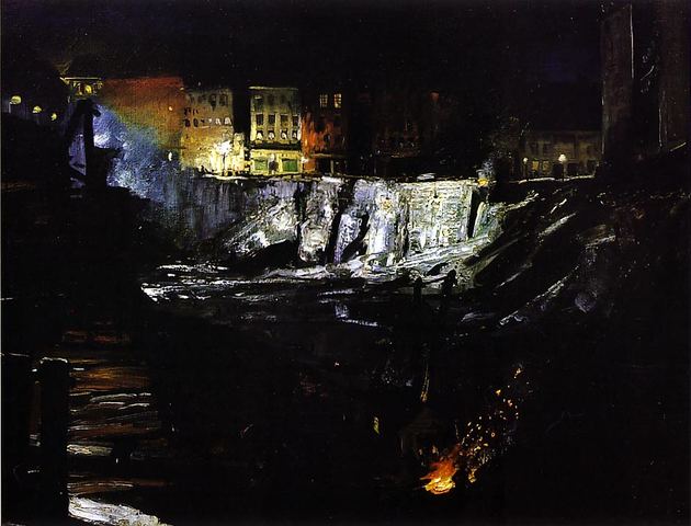 Excavation at Night