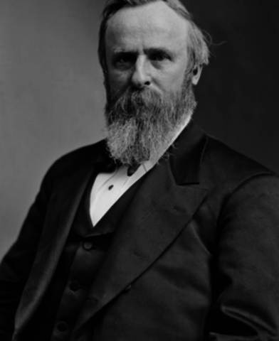 Hayes declared President and Reconstruction ends