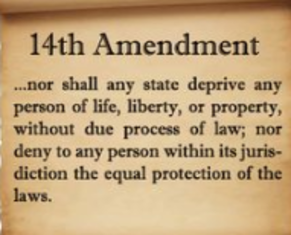 14th admendment ratified
