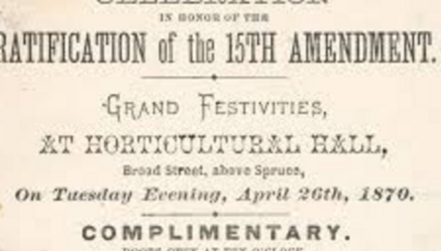 15th admendment rattified