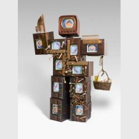 John Cage Robot II is created by Nam June Paik