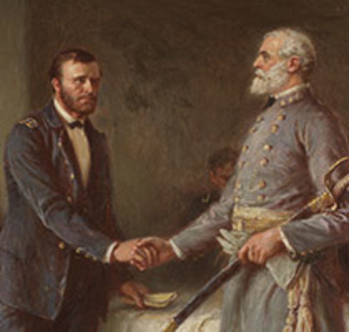 ·         Lee Surrenders at Appomattox Court House – Civil War ends
