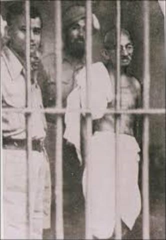 Ghandi Arrested