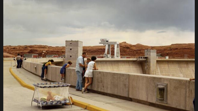 Glen Canyon Dam, Page Arizona, Augaust 1983
