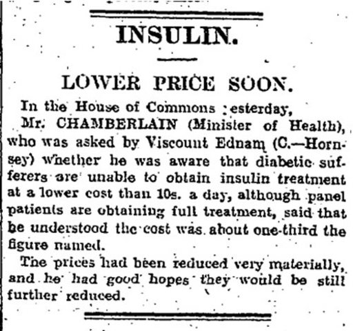 Insulin use spreading