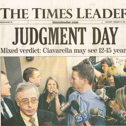 Conahan is sentenced to 17½ years in prison after pleading guilty to conspiracy.