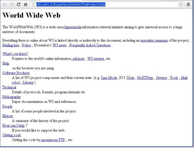 Creaciónn de la primera página Web
