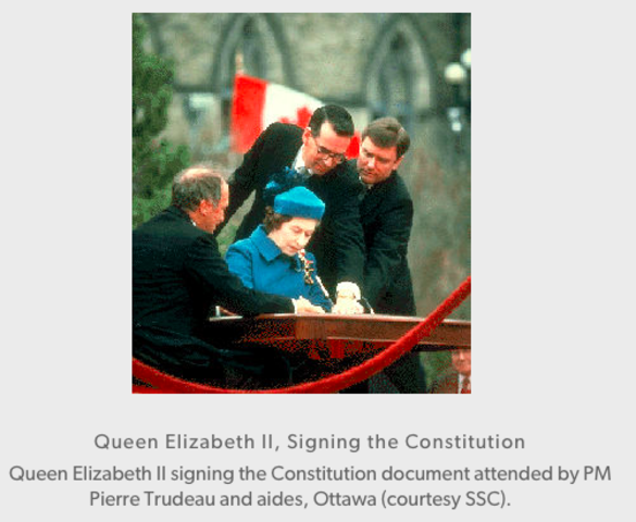 Constitution Patriated without Quebec's agreeement
