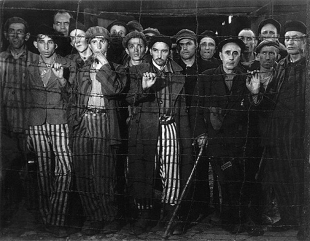 Buchenwald Prisoners, 1945