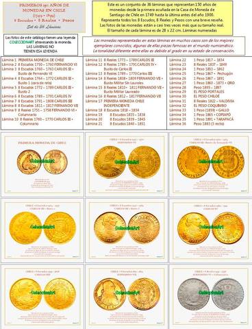 Se crean y se entregan las primeras monedas en Chile bajo la Casa de Moneda de Chile.