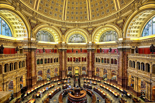 Thomas Jefferson donated a portion of his personal collection to form the Library of Congress