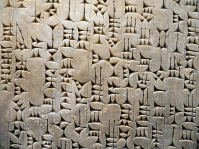 Cuneiform was first invented by the Sumerians