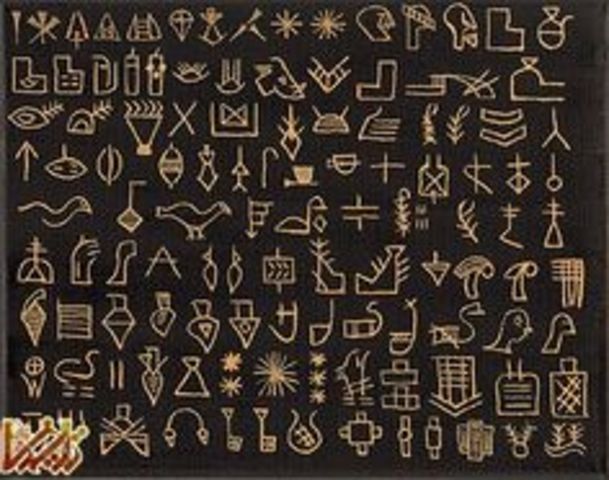 Sumerians then created pictographs
