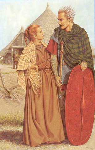 dress worn in celtic period of Irish history