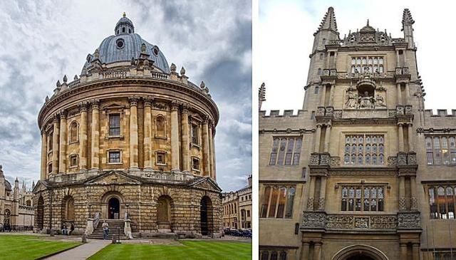 inaugura la biblioteca de la universidad de Oxford