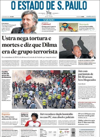 PERIÓDICOS DE LA PRENSA BRASILEÑA - "O Estado de Sao Paulo"