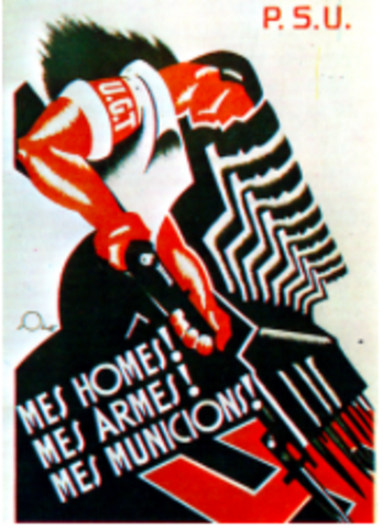 Involvement in the Spanish civil war