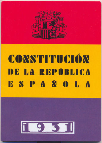 Constitución Republicana de 1931.