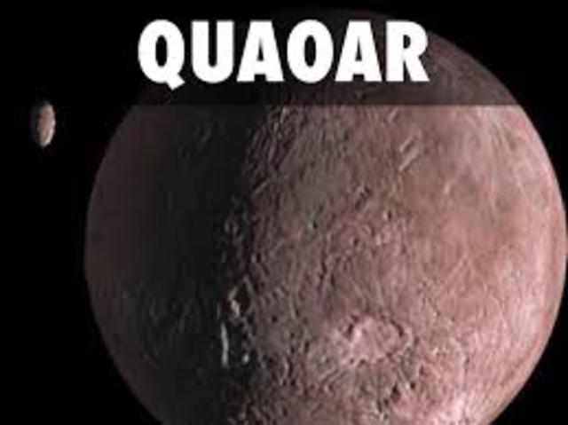 Quaoar the dwarft planet