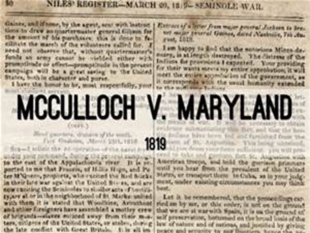 McCulloch v. Maryland