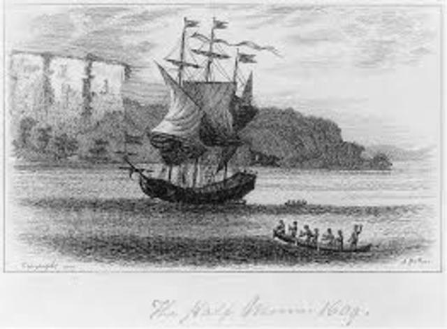 Verrazzano, sailing for France discovers New York Harbor