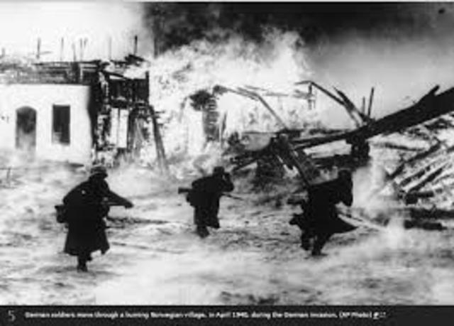 Royal air force attacks the German air navy