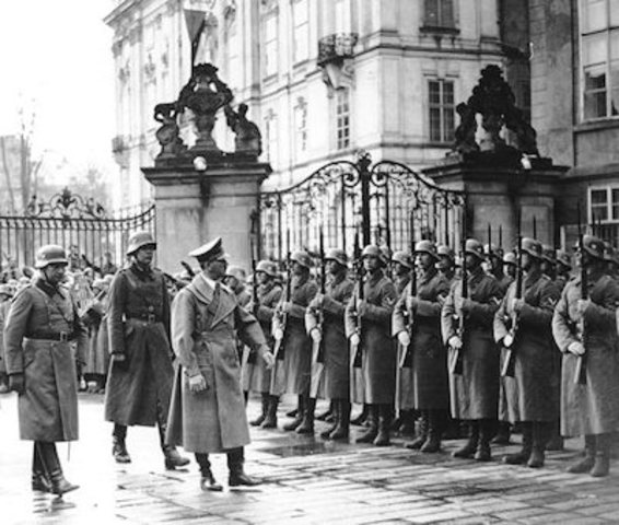 Czechoslovakia Surrenders to Germany