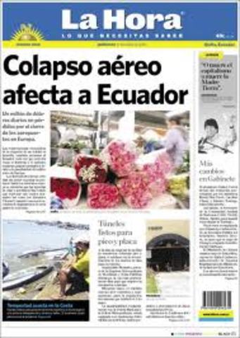 PERIÓDICOS ECUATORIANOS "La Hora"