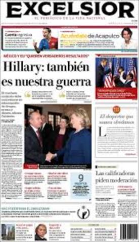 PERIÓDICOS DE LA PRENSA MEXICANA - "Excélsior"
