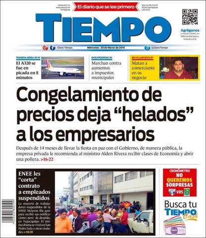 La prensa y EL tiempo