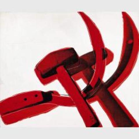 "Hammer and Sickle" by Andy Warhol